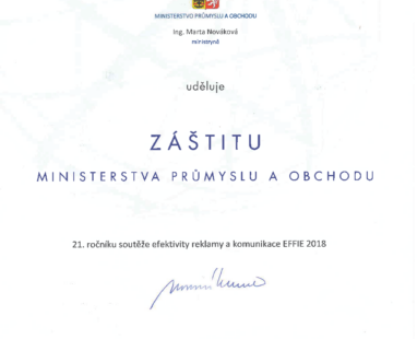 záštita ministerstvo průmyslu 18